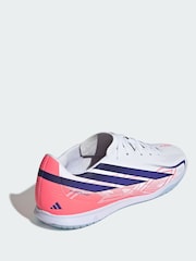 adidas White F50 Hyperfast Club Indoor Football Shoes - Image 2 of 4