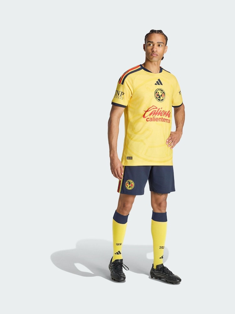 adidas Yellow Club America 26/27 Home Authentic Jersey - Image 1 of 5 adidas Yellow Club America 26/27 Home Authentic Jersey - Image 1 of 5