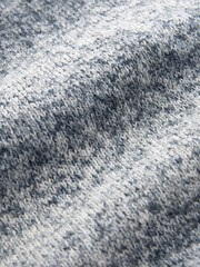 Blue Relaxed Brushed Ombre Knit Jumper - Image 9 of 9