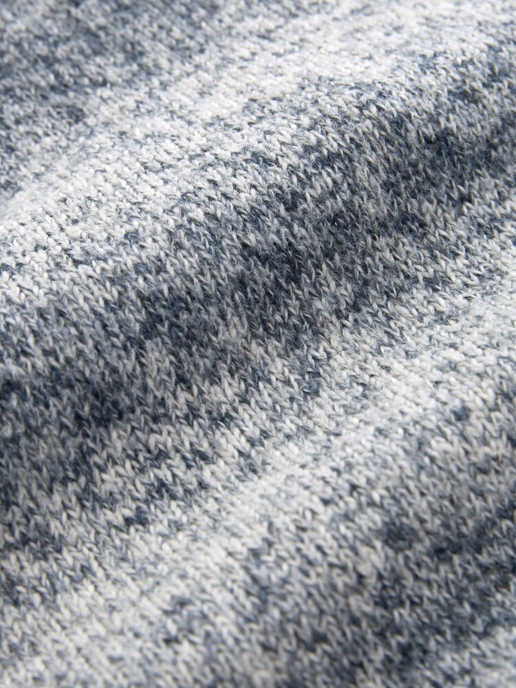 Blue Relaxed Brushed Ombre Knit Jumper - Image 9 of 9