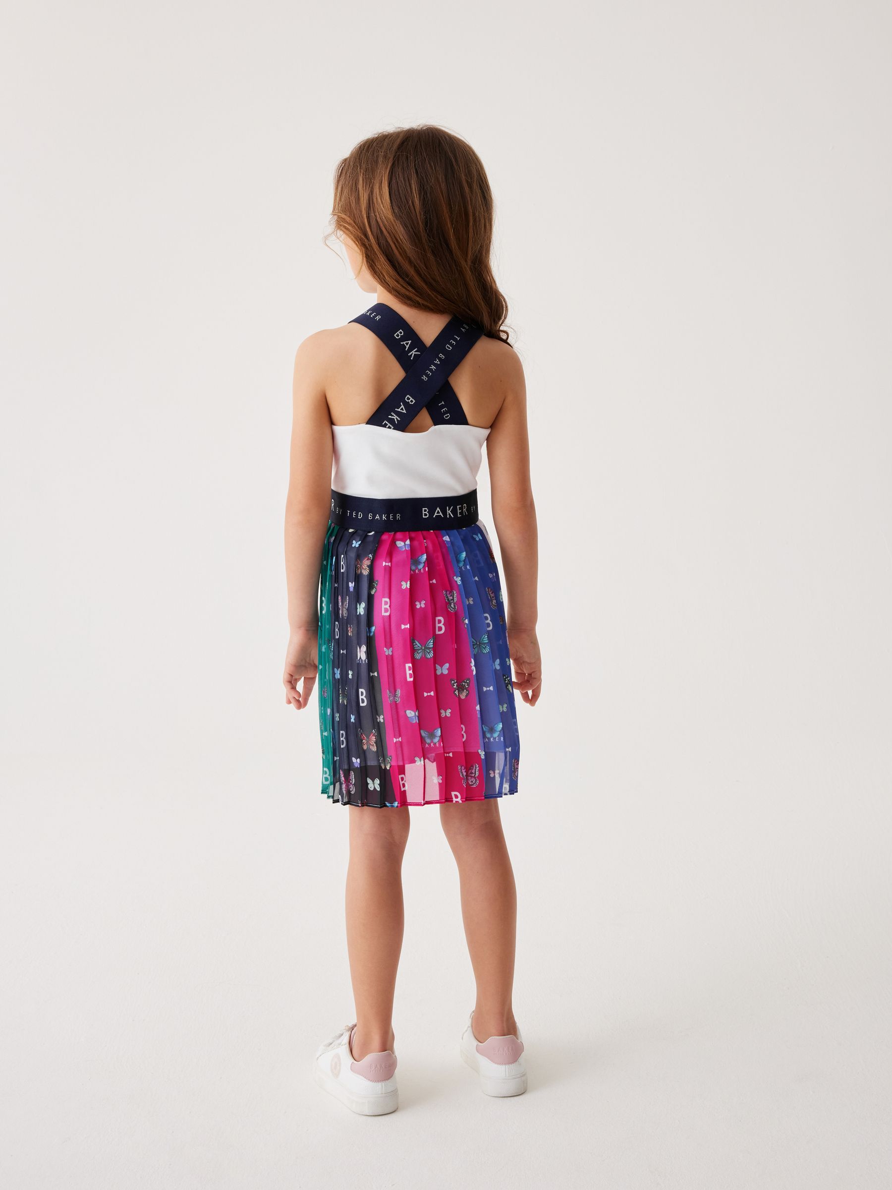 Baker by ted baker girls pleated mockable hi lo dress shop