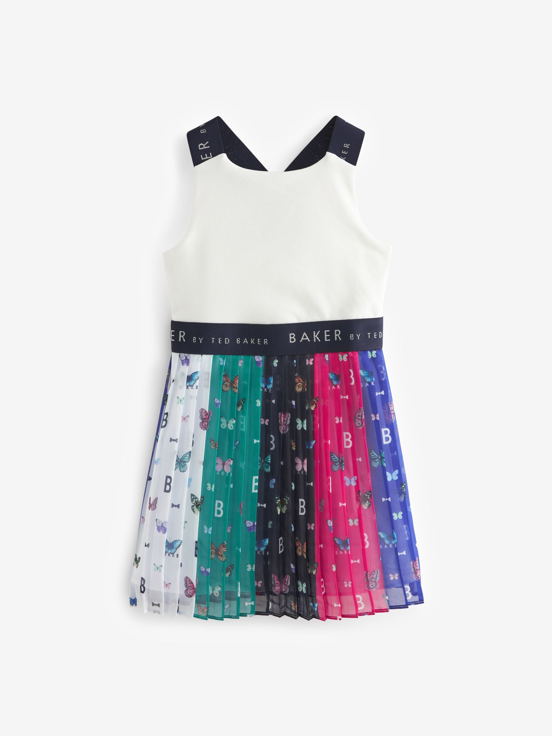 Buy Baker by Ted Baker Pleated Butterfly Mockable Dress from Next Luxembourg