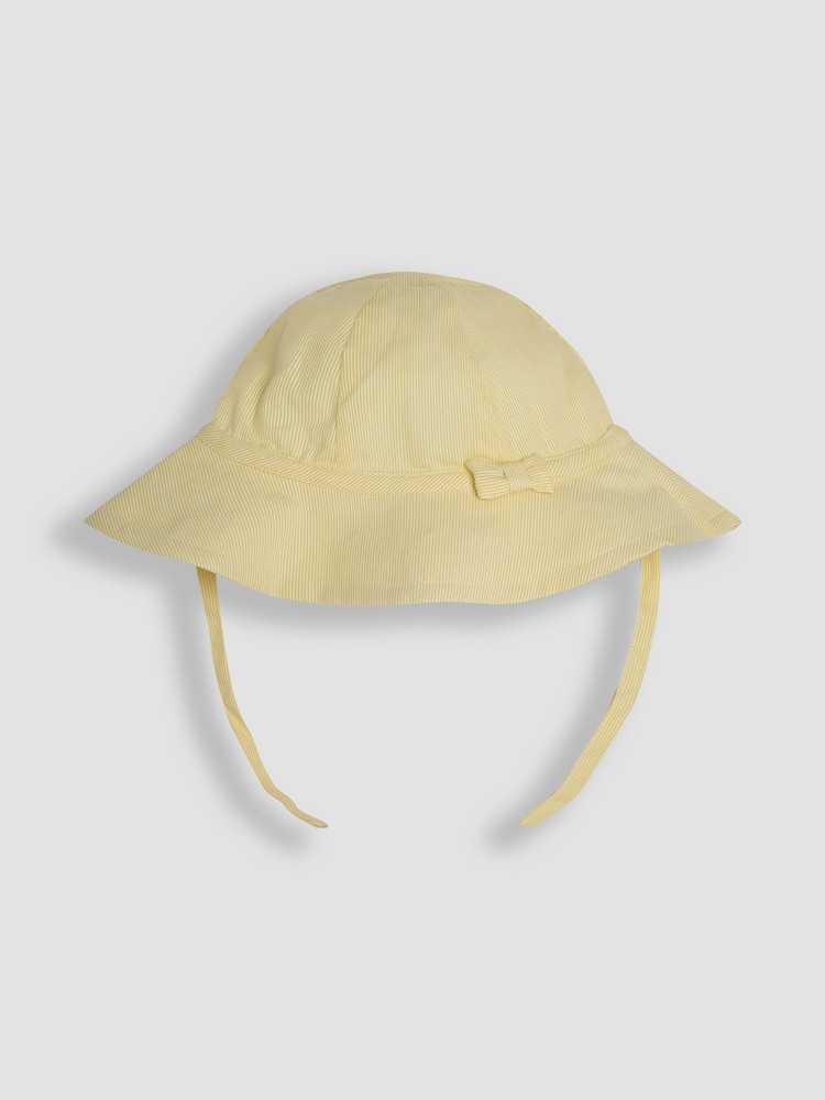 JoJo Maman Bébé Lemon Yellow Floppy Sun Hat - Image 1 of 3