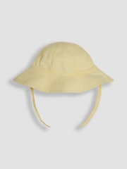JoJo Maman Bébé Lemon Yellow Floppy Sun Hat - Image 2 of 3