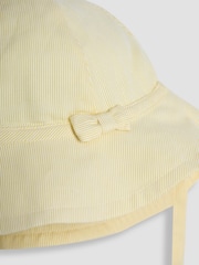 JoJo Maman Bébé Lemon Yellow Floppy Sun Hat - Image 3 of 3