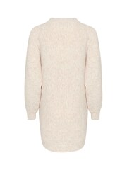 Kaffe Cream Rachel Knitted Long Sleeve Mini Dress - Image 6 of 6