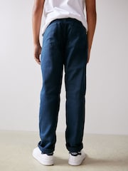 Blue Navy Regular Fit Cotton Rich Stretch Jeans (3-17yrs) - Image 2 of 5