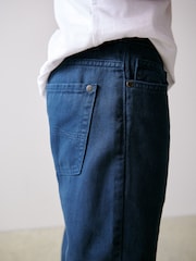 Blue Navy Regular Fit Cotton Rich Stretch Jeans (3-17yrs) - Image 3 of 5