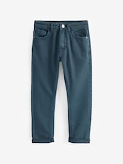 Blue Navy Regular Fit Cotton Rich Stretch Jeans (3-17yrs) - Image 4 of 5