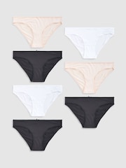 Praline Nude Bikini Microfibre Knickers 7 Pack - Image 1 of 5
