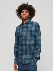 Синий - Superdry Vintage 100% хлопок - Изображение 1 из 6