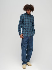 Синий - Superdry Vintage 100% хлопок - Изображение 2 из 6