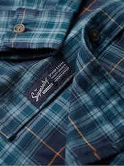 Синий - Superdry Vintage 100% хлопок - Изображение 5 из 6