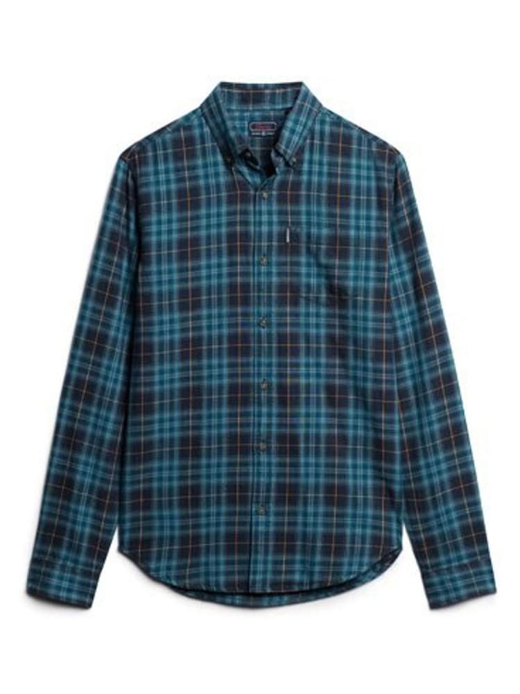 Синий - Superdry Vintage 100% хлопок - Изображение 6 из 6