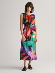 GANT Cream Floral Printed Midi Skirt - Image 2 of 4