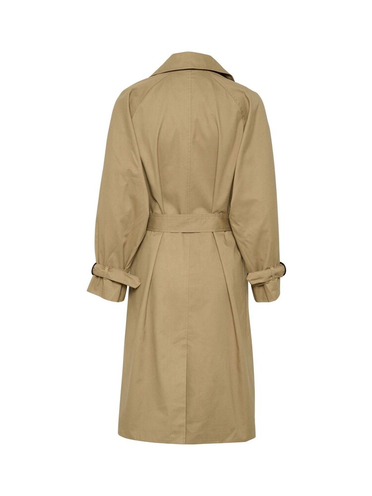 Kaffe Elise Double-Breasted Trench Coat - Image 6 of 6
