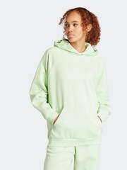 adidas Green Boyfriend Sportswear All Szn Fleece Hoodie - Image 1 of 7