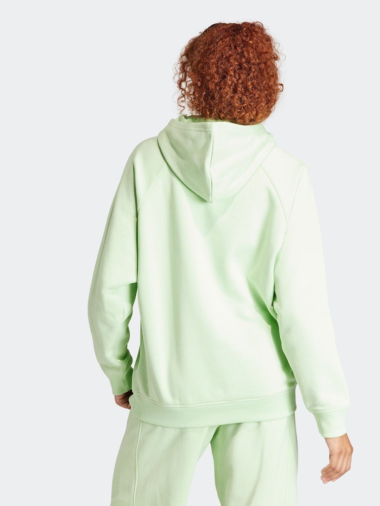 adidas Green Boyfriend Sportswear All Szn Fleece Hoodie - Image 2 of 7