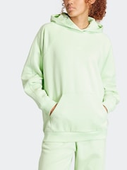 adidas Green Boyfriend Sportswear All Szn Fleece Hoodie - Image 4 of 7