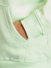 adidas Green Boyfriend Sportswear All Szn Fleece Hoodie - Image 6 of 7