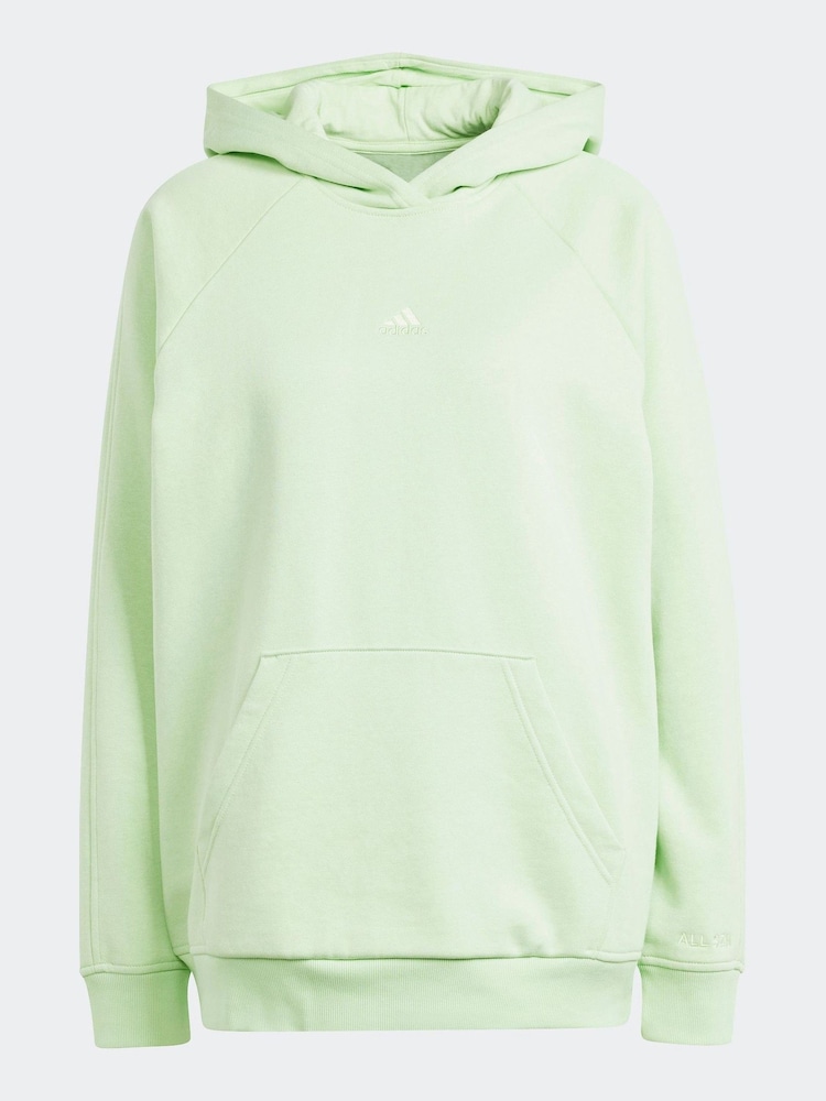 adidas Green Boyfriend Sportswear All Szn Fleece Hoodie - Image 7 of 7