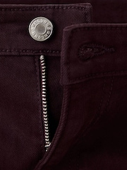 Mango Red Sienna Ankle Crop Straight Jeans - Image 6 of 7