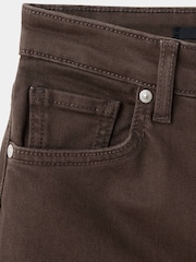 Mango Brown Sienna Ankle Crop Straight Jeans - Image 6 of 7