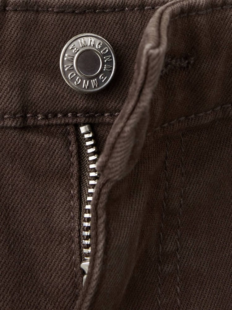 Mango Brown Sienna Ankle Crop Straight Jeans - Image 7 of 7