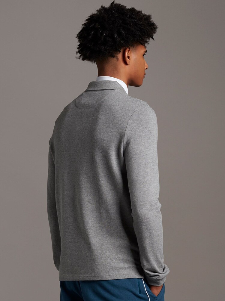 Lyle & Scott Long Sleeve Polo Shirt - Image 2 of 5 Lyle & Scott Long Sleeve Polo Shirt - Image 2 of 5