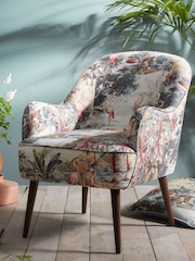 Clarke and Clarke Cream Elda Chair - Image 1 of 5