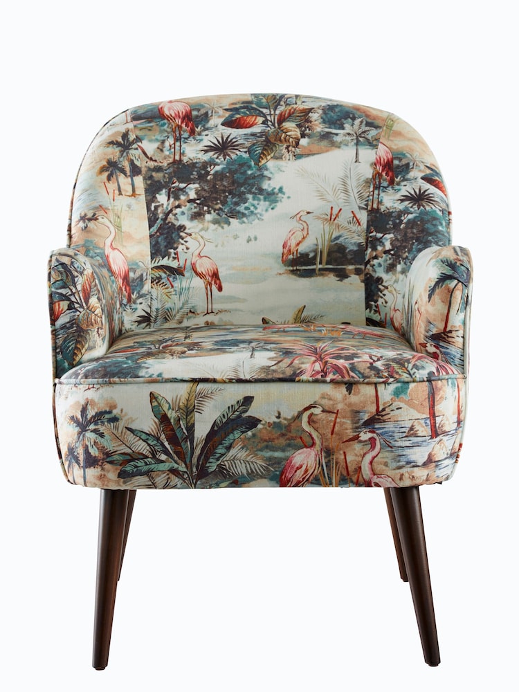 Clarke and Clarke Cream Elda Chair - Image 2 of 5
