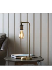 Gallery Home Antique Brass Halsy Table Lamp - Image 1 of 3