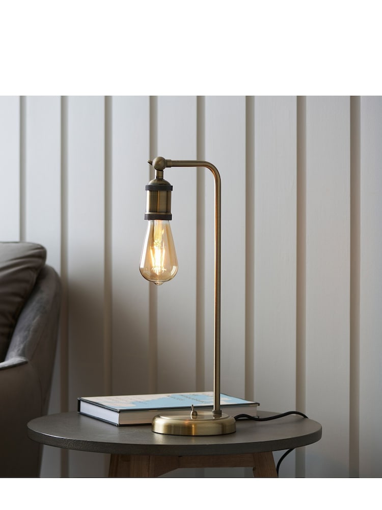 Gallery Home Antique Brass Halsy Table Lamp - Image 1 of 3