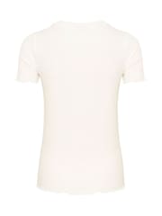 Kaffe Drew Rib Jersey T-Shirt - Image 6 of 6
