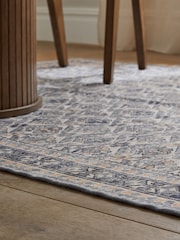 Grey Beatrice Oriental Washable Rug - Image 1 of 6