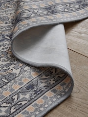 Grey Beatrice Oriental Washable Rug - Image 5 of 6