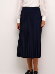 Kaffe Leandra Pleated Midi Skirt - Image 1 of 6