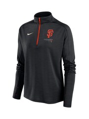 Nike Black Los Angeles Dodgers Long Sleeve Pacer Top Womens - Image 2 of 3