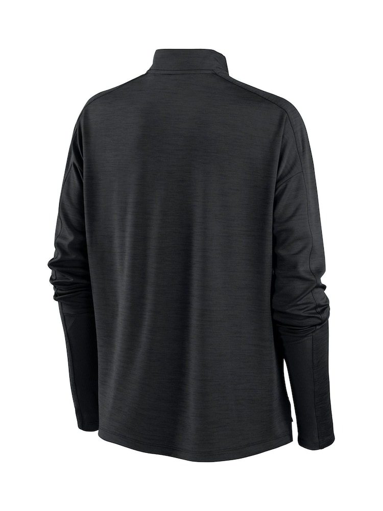 Nike Black Los Angeles Dodgers Long Sleeve Pacer Top Womens - Image 3 of 3