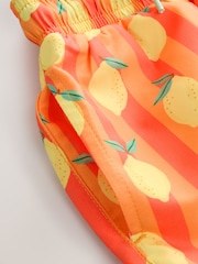 Orange Lemon Printed Swim Shorts (3mths-7yrs) - Image 4 of 5