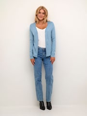 Kaffe KAfenia Astrid Regular Fit Open Cardigan - Image 3 of 6