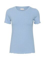 Kaffe Drew Rib Jersey T-Shirt - Image 5 of 6