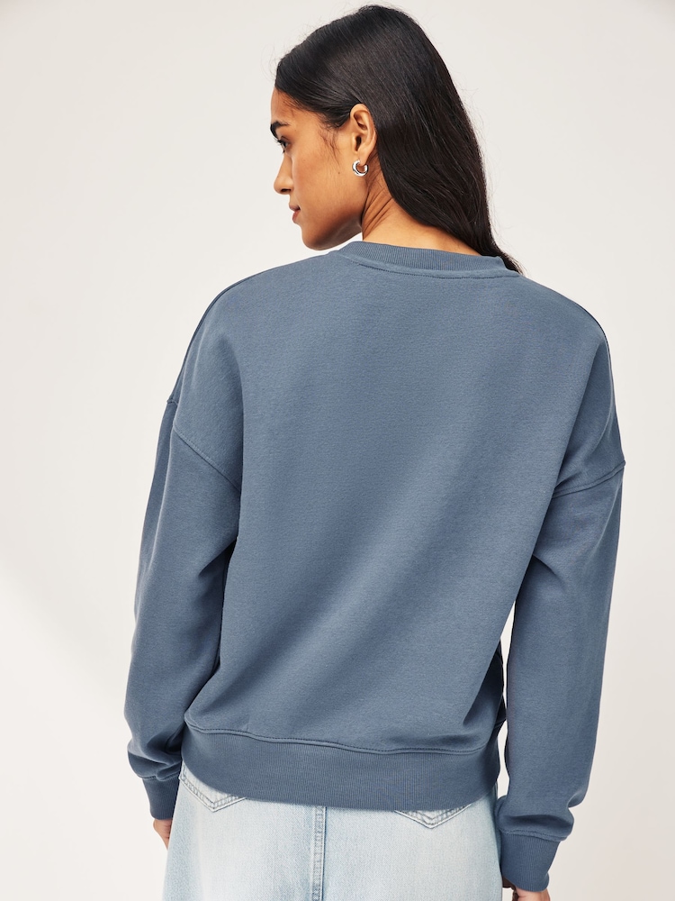 Slate Grey City Graphic Sweatshirt - Image 2 of 5