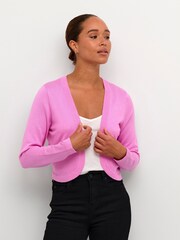 Kaffe Astrid Bolero Long Sleeve Regular Fit Cardigan - Image 1 of 6