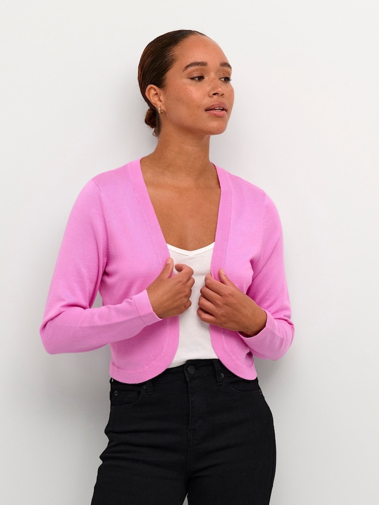 Kaffe Astrid Bolero Long Sleeve Regular Fit Cardigan - Image 1 of 6