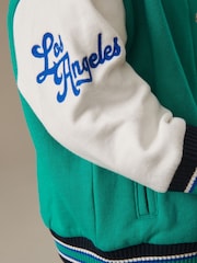 Green Letterman 100% Cotton Jacket (3mths-7yrs) - Image 5 of 10