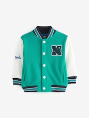Green Letterman 100% Cotton Jacket (3mths-7yrs) - Image 6 of 10
