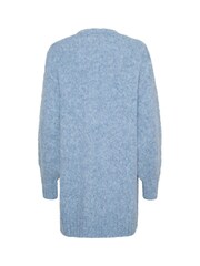 Kaffe Loose Fit Blue Alioma Cardigan - Image 6 of 6