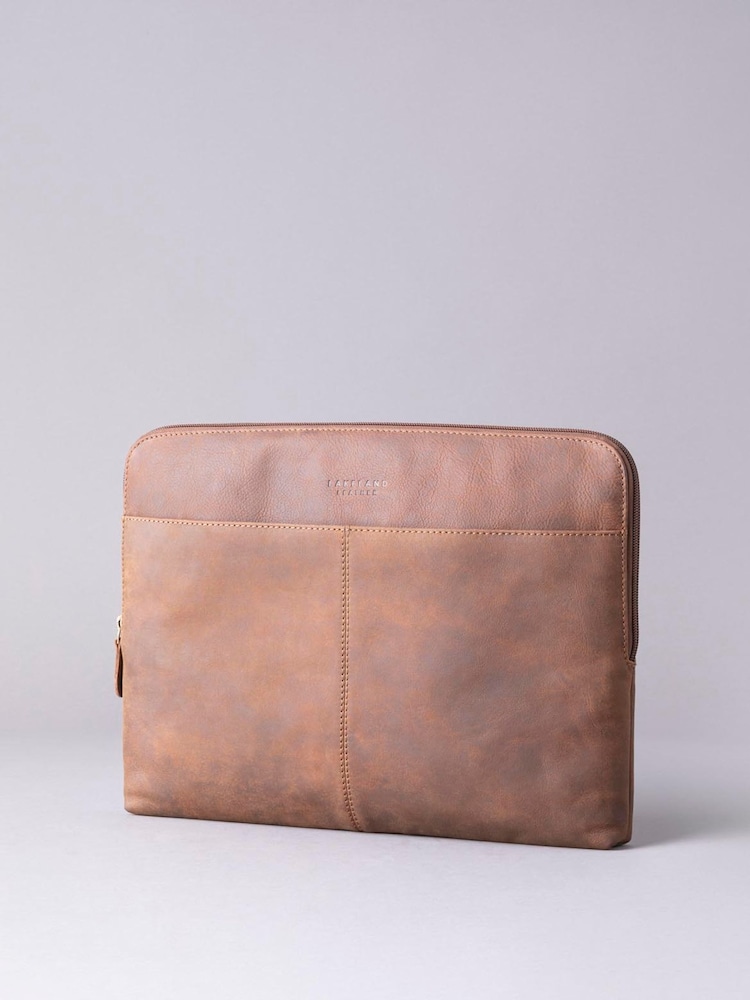 Lakeland Leather Natural Hunter Leather Laptop Bag - Image 2 of 6