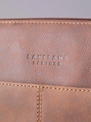 Lakeland Leather Natural Hunter Leather Laptop Bag - Image 5 of 6